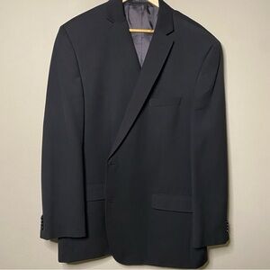 Michael Kors Sport Coat Blazer Men 50L Black Single Breasted Double Vented